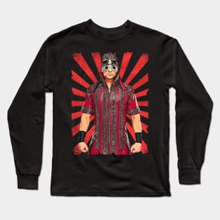 The Miz Wrestling Vintage Fan Art Long Sleeve T-Shirt